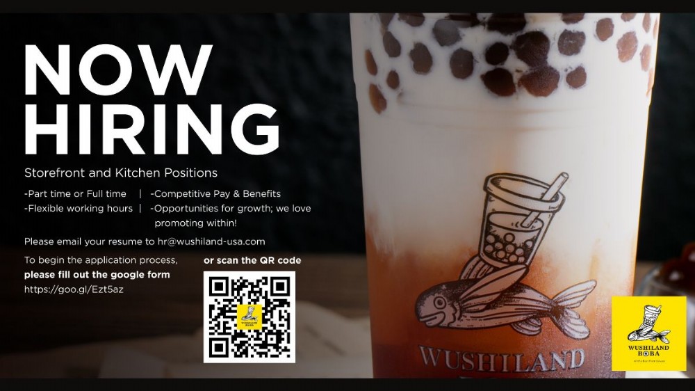 Hiring Storefront and Kitchen Positions  / Westfield  UTC / San Diego